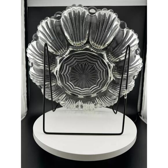 Vintage Anchor Hocking Deviled Egg Plate - Picture 6 of 8